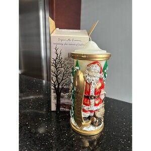Vintage Emperor Art Creation Christmas Candle Santa 9" New Never Burned